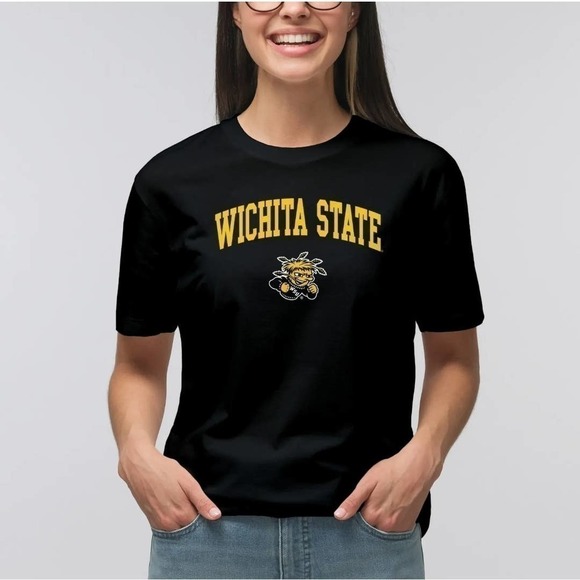 Fanatics Wichita State Shockers Arch Logo Black T-Shirt XL - Picture 5 of 6